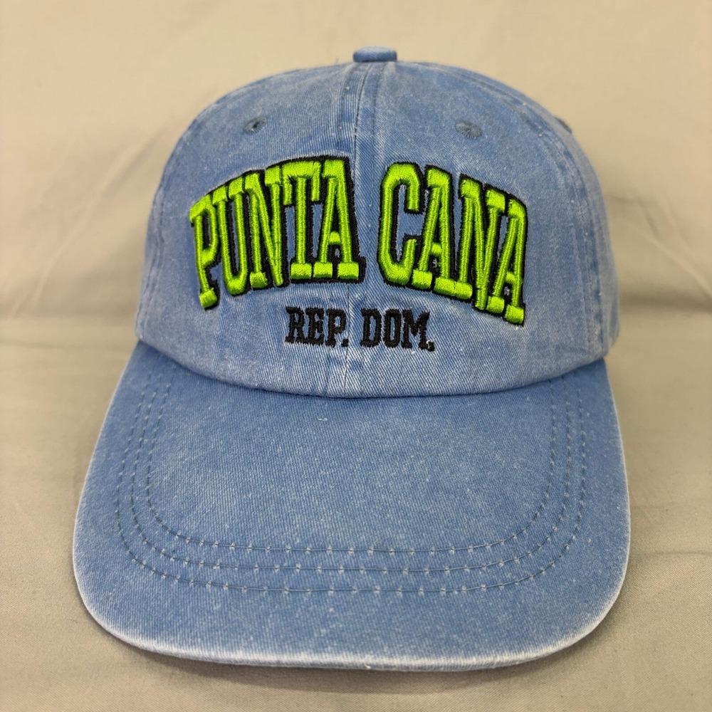 Unbranded Baseball Cap Punta Cana Unisex OS Blue Distressed Souvenir Hat